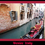 Venitian Gondola   Venice Canal Italy Poster