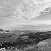 View From The Hill Columbia River Poster