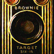 Vintage Kodak Brownie Target Six-16 Camera . Version 2 Poster