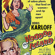 Voodoo Island, Boris Karloff, Beverly Poster