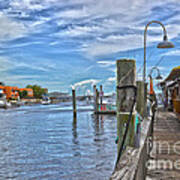 Waterfront In Naples Florida Poster