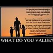 What Do You Value Poster