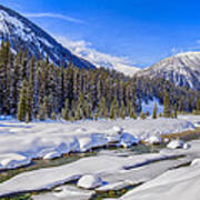 Wintery Numa Creek Poster