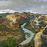 Yampa River Flowing Through Canyons Poster