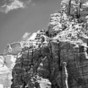 Zion Rock Face Poster