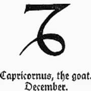 Zodiac: Capricorn Poster