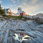 Pemaquid Point Reflection Poster