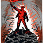 Soviet Socialist 1 May Celebration Lenin Poster