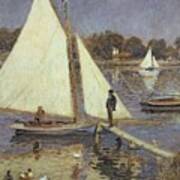 The Seine At Argenteuil Poster