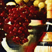 Tuscan Grapes Poster