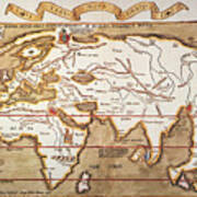 Waldseemuller: World Map #0031683 Poster