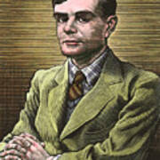 Alan Turing, British Mathematician #1 Poster