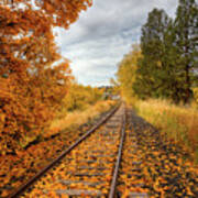 Autumn On The Tracks #2 Poster