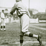 Babe Ruth Pitching #1 Poster