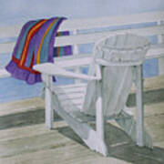 Beach Chair Poster