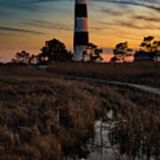 Bodie Island Sunset #1 Poster