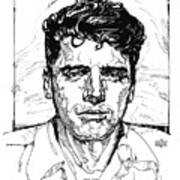 Burt Lancaster Inking Poster