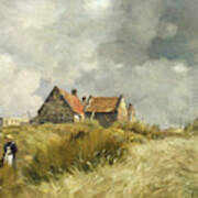 Cottage In The Dunes #1 Poster
