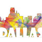 Dallas Texas Skyline #1 Poster