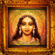 Durga In The Sri Yantra  #1 Poster