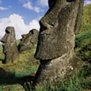 Easter Island Moai #1 Poster