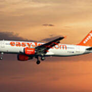 Easyjet Airbus A320-214 #1 Poster