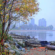 Fall At Stanley Park #1 Poster