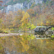 Fall On The Buffalo River #1 Poster