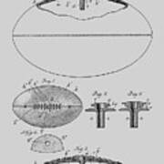 Football Patent Drawing From 1903 #2 Poster