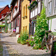 German Old Village Quedlinburg Poster