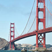 Golden Gate Bridge From Baker Beach 2 #1 Poster