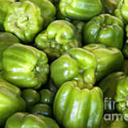 Green Bell Peppers #1 Poster