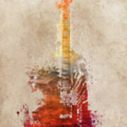 Guitar Music Instrument #1 Poster