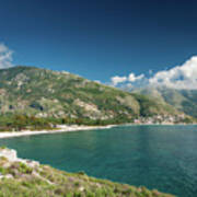 Ionian Sea Coast Of Southern Albania On Sunny Day #1 Poster