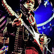 Jimi Hendrix #3 Poster