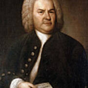 Johann Sebastian Bach, German Baroque Poster