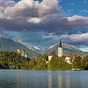 Lake Bled Evening #2 Poster