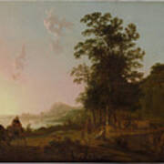 Landscape With The Flight Into Egypt #1 Poster