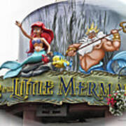 Little Mermaid Signage Mp Poster