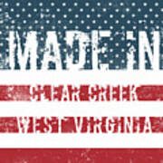 Made In Clear Creek, West Virginia #1 Poster