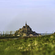 Mont St Michel Dans Les Pres #1 Poster
