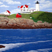 Nubble Lighthouse #1 Poster