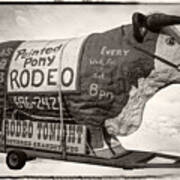 Painted Pony Rodeo Lake George #1 Poster