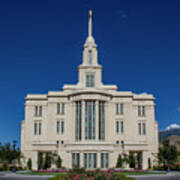 Payson Temple In July #1 Poster