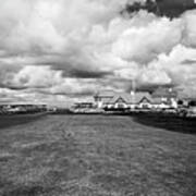 Portmarnock Under The Clouds - Bw Poster