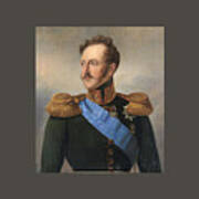 Portrait Of Emperor Nikolai Poster