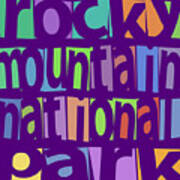 Rocky Mountain National Park #1 Poster