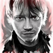 Rupert Grint As Ronald Weasley #1 Poster
