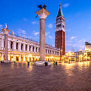 San Marco Square In Venice #1 Poster