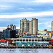 Seattle Skyline Hdr #1 Poster